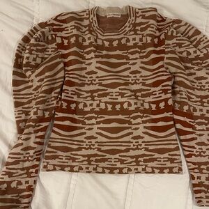 Ulla Johnson Patterned Long Sleeve Top